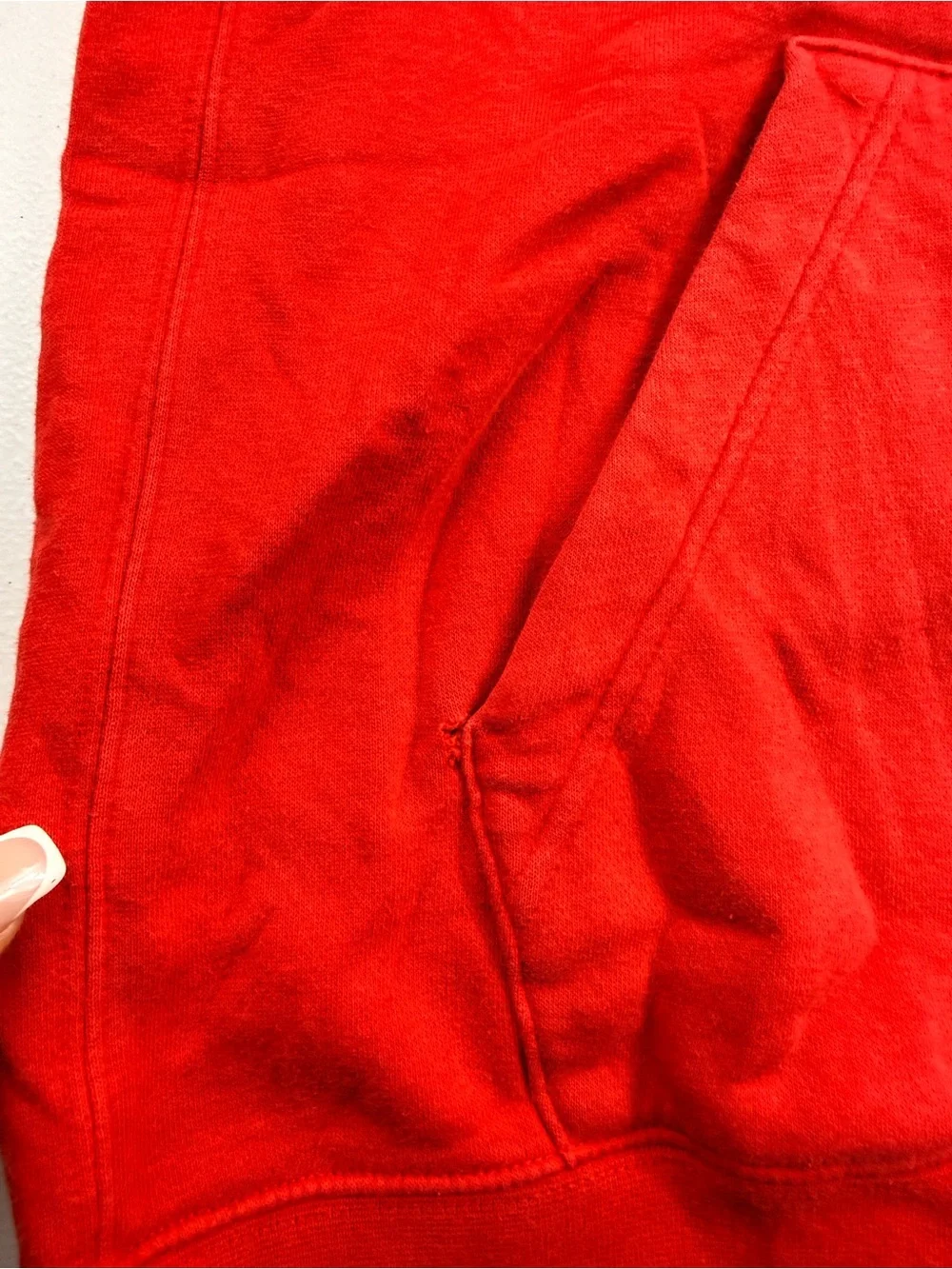 Nike Red Men's Pullover Hoodie Sweatshirt